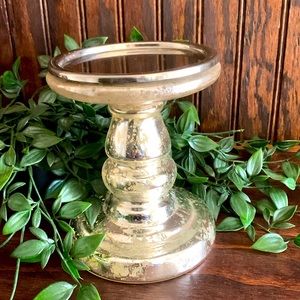 Pottery Barn Mercury Glass Candle Holder